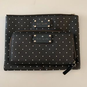Kate Spade Wallet & Cosmetic bag set